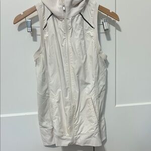 Nike White Hooded Vest